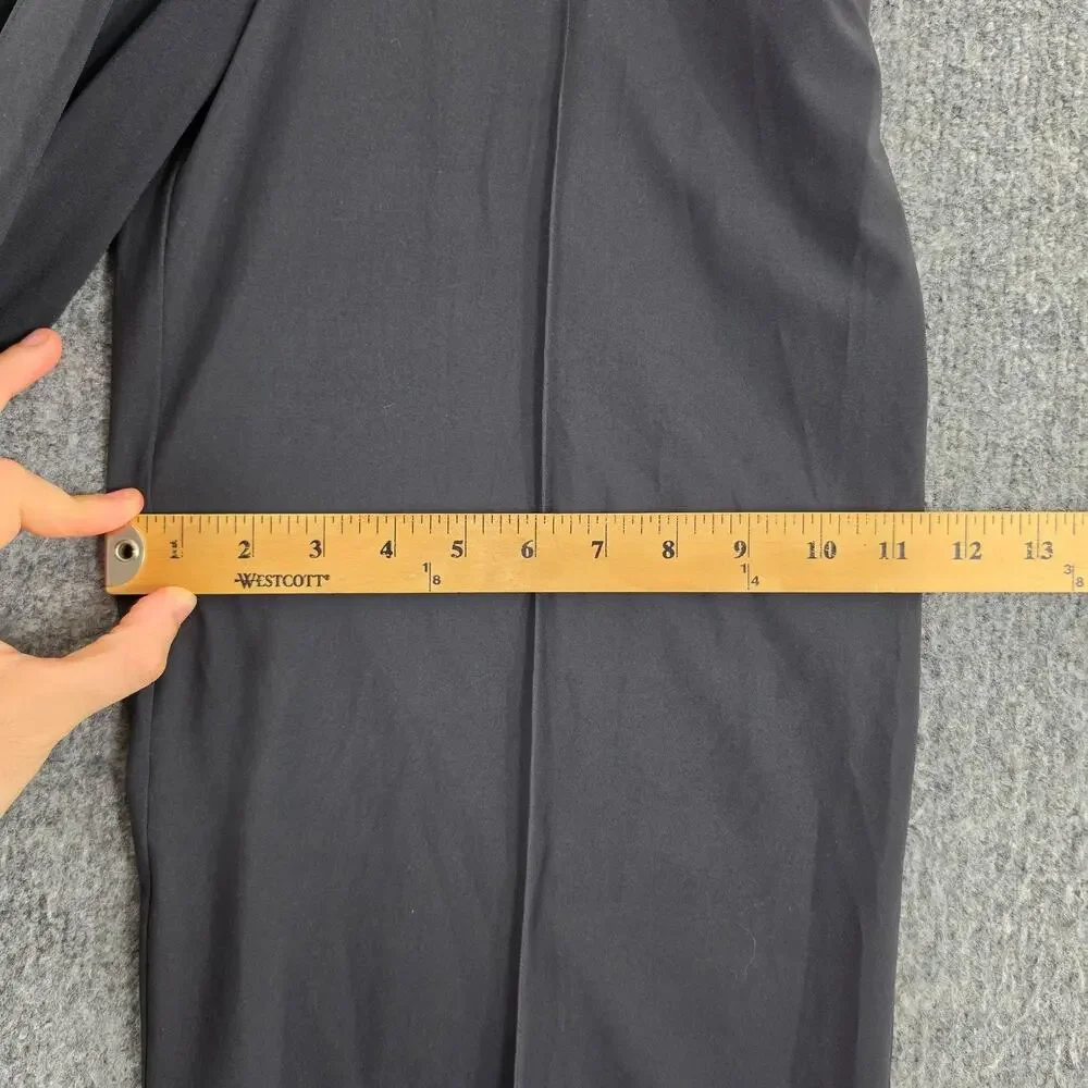 Lululemon Pants Womens 4 Noir Wide Leg Tie Waist Black Office Casual Business